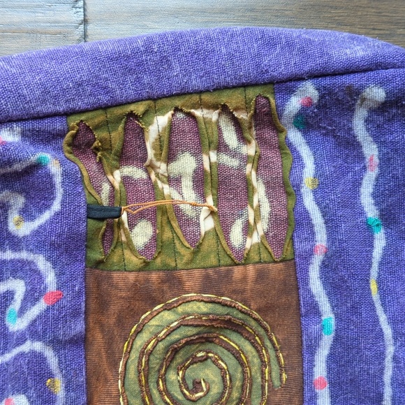 Napal Fair Trade Purple Shoulder Bag - Picture 2 of 7